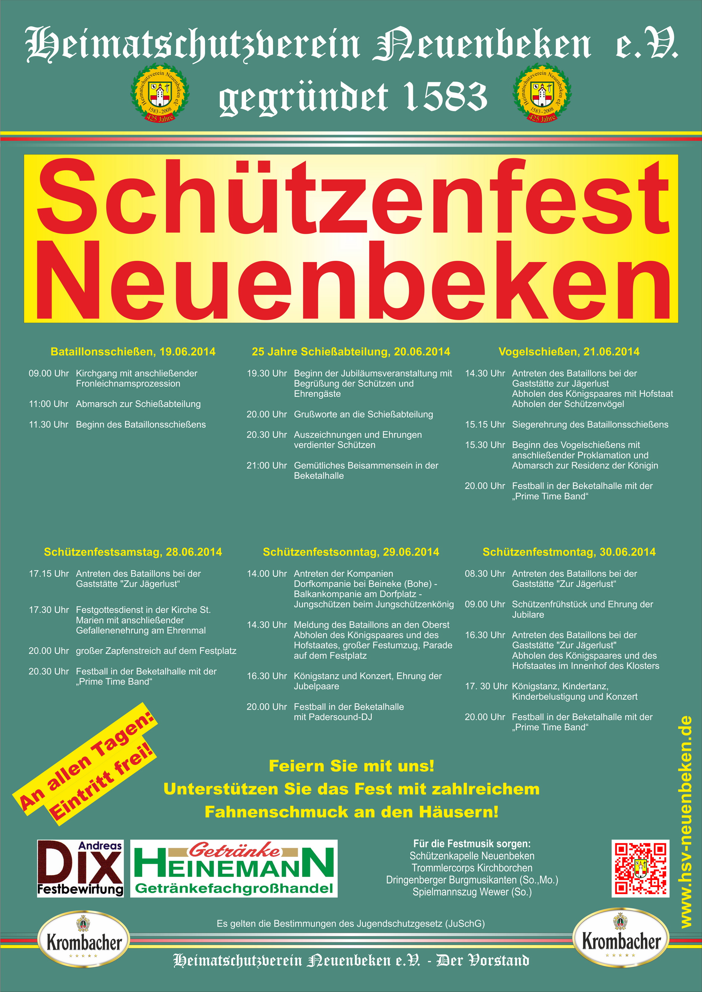 Plakat Schützenfest_Bildgröße ändern